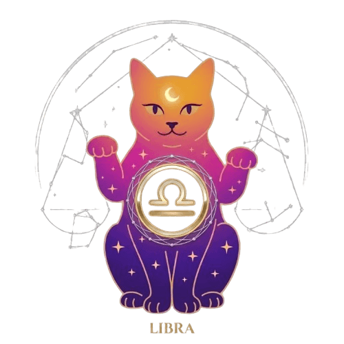 Libra zodiac sign illustration