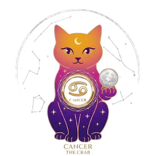 Cancer zodiac sign illustration